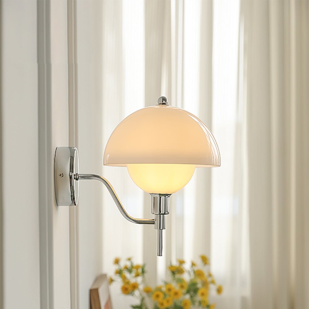 Lampa Ścienna Grzyb Kremowa