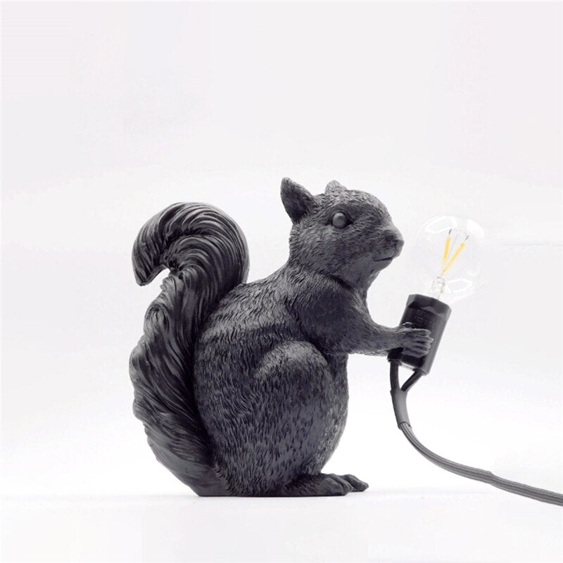 Nordycka Lampa Stołowa Uroczy Wiewiórka