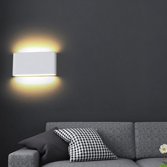 Nowoczesna Lampa Ścienna LED Wodoodporna na Zewnątrz