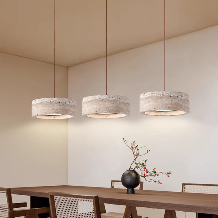 Lampa wisząca LED z kamienia