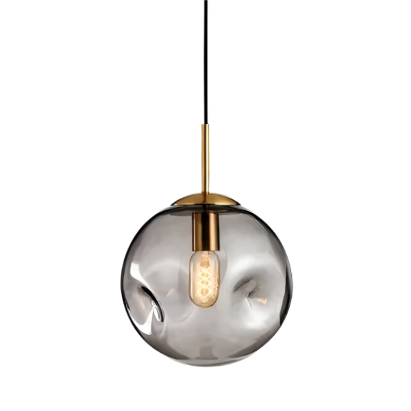 Brikey szklana kula lampa wisząca