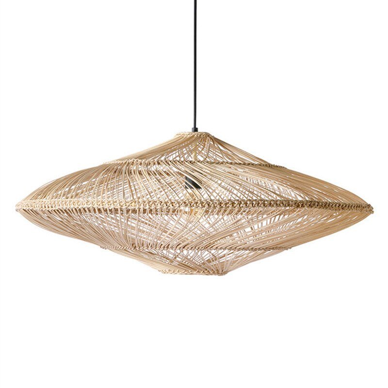 Radiar - Vintage lampa wisząca z rattanu