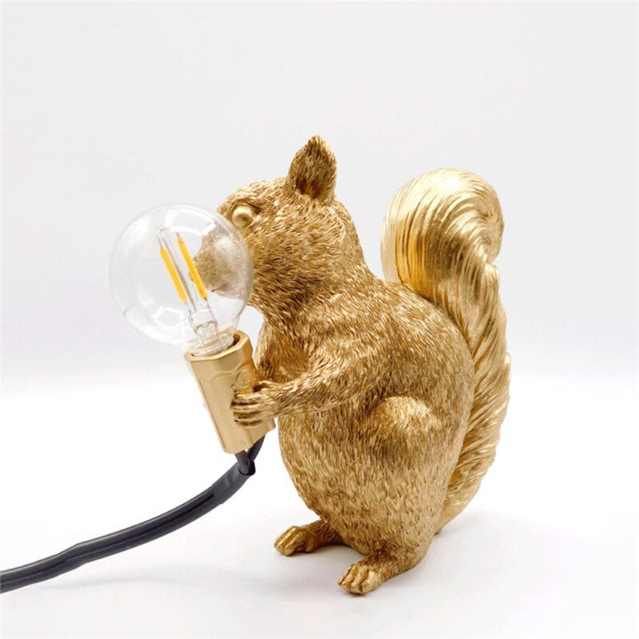 Nordycka Lampa Stołowa Uroczy Wiewiórka