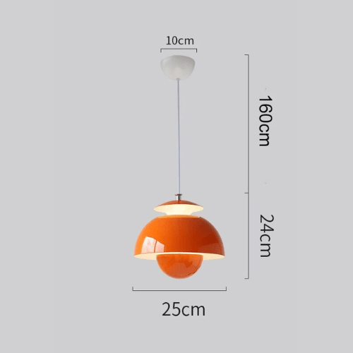 Skandynawska nowoczesna lampa LED wisząca