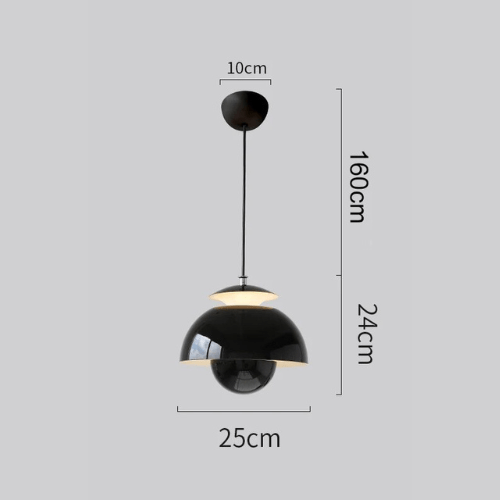 Skandynawska nowoczesna lampa LED wisząca