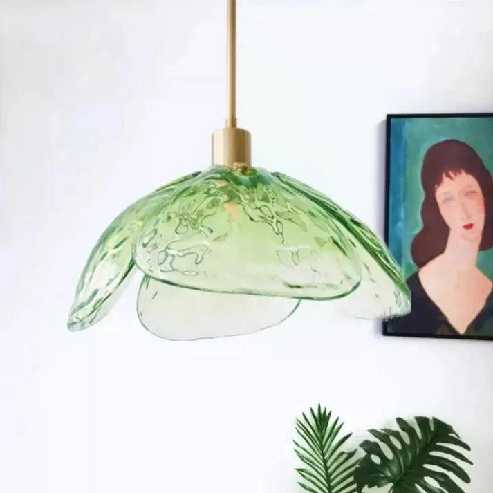 Kreatywna Lampa Wisząca w Kształcie Płatków Kwiata na Stolik Nocny