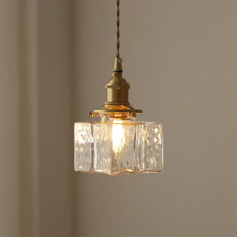 Fatima - Nowoczesna Retro Szklana Lampa Wisząca