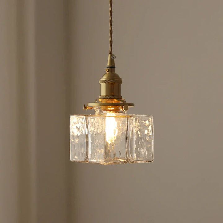 Fatima - Nowoczesna Retro Szklana Lampa Wisząca