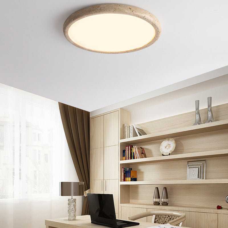 Lampa sufitowa LED z kamienia naturalnego