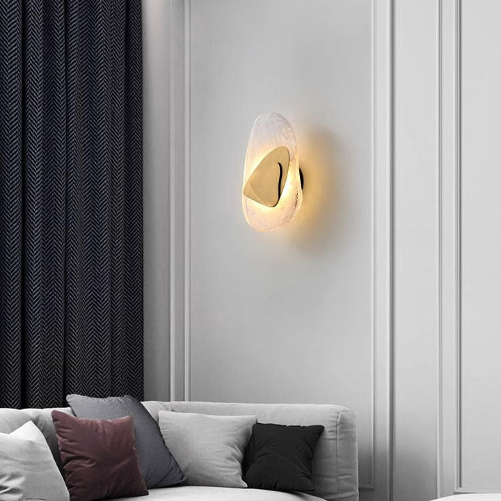 Kreatywna Szklana Nowoczesna Lampa LED na Ścianę