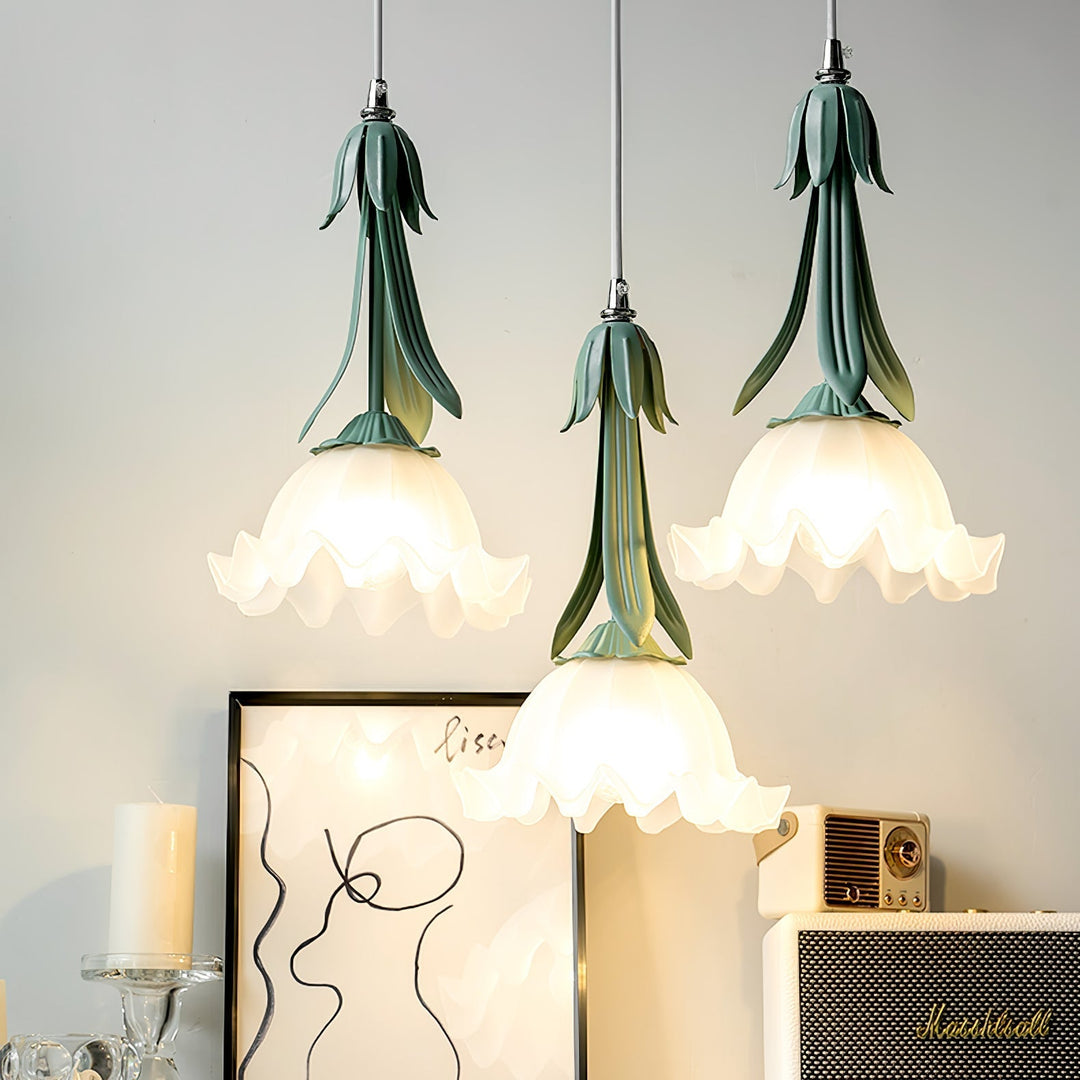 Lampa wisząca konwalia
