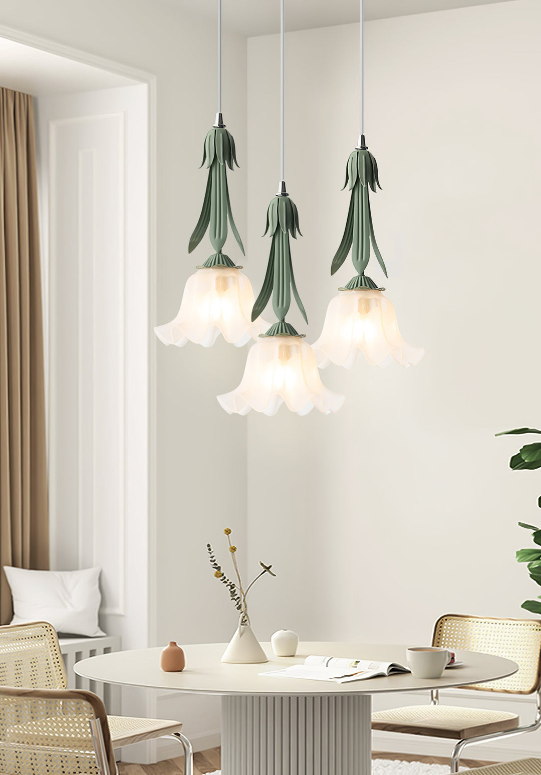 Lampa wisząca konwalia