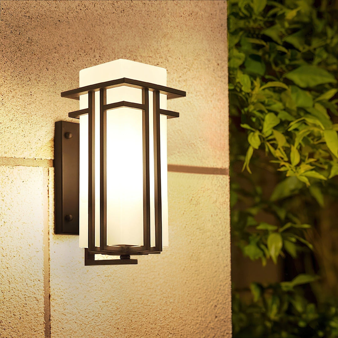Lampa ścienna Linden na zewnątrz