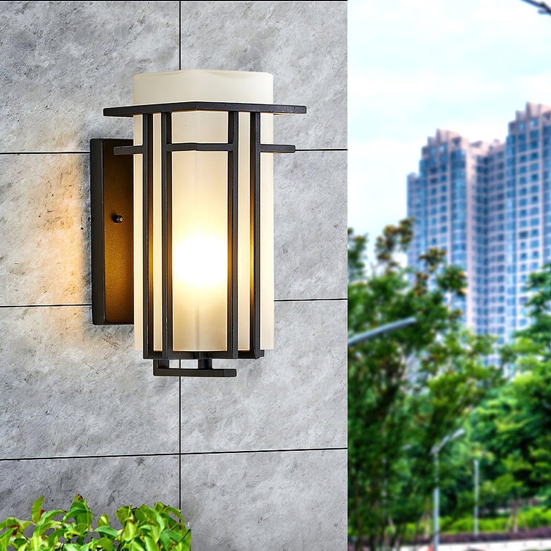 Lampa ścienna Linden na zewnątrz