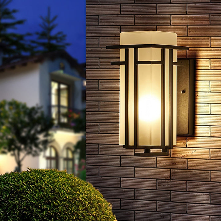 Lampa ścienna Linden na zewnątrz