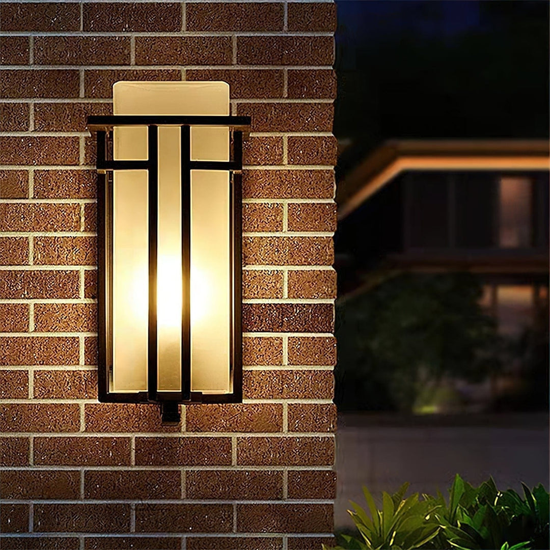 Lampa ścienna Linden na zewnątrz