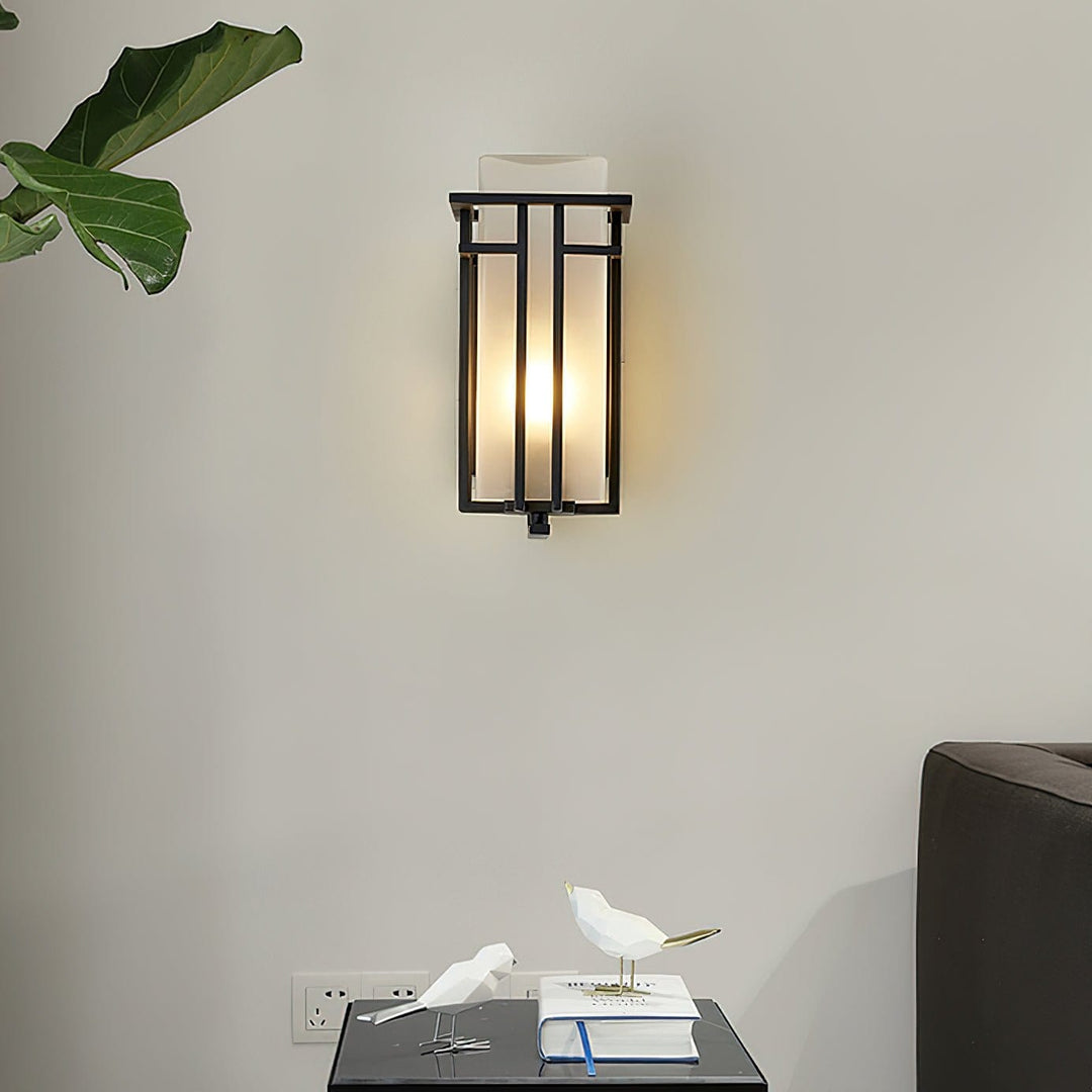 Lampa ścienna Linden na zewnątrz