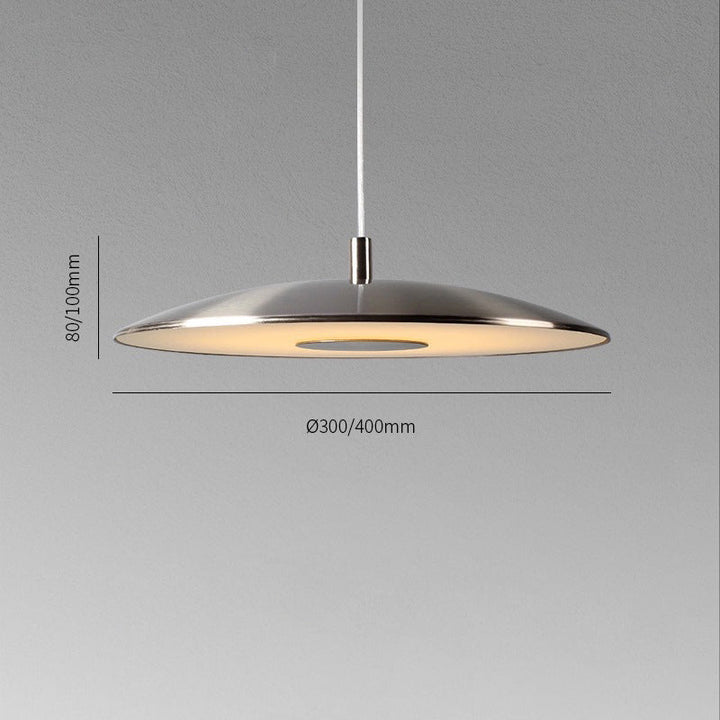 Żelazne niklowe lampy LED wiszące