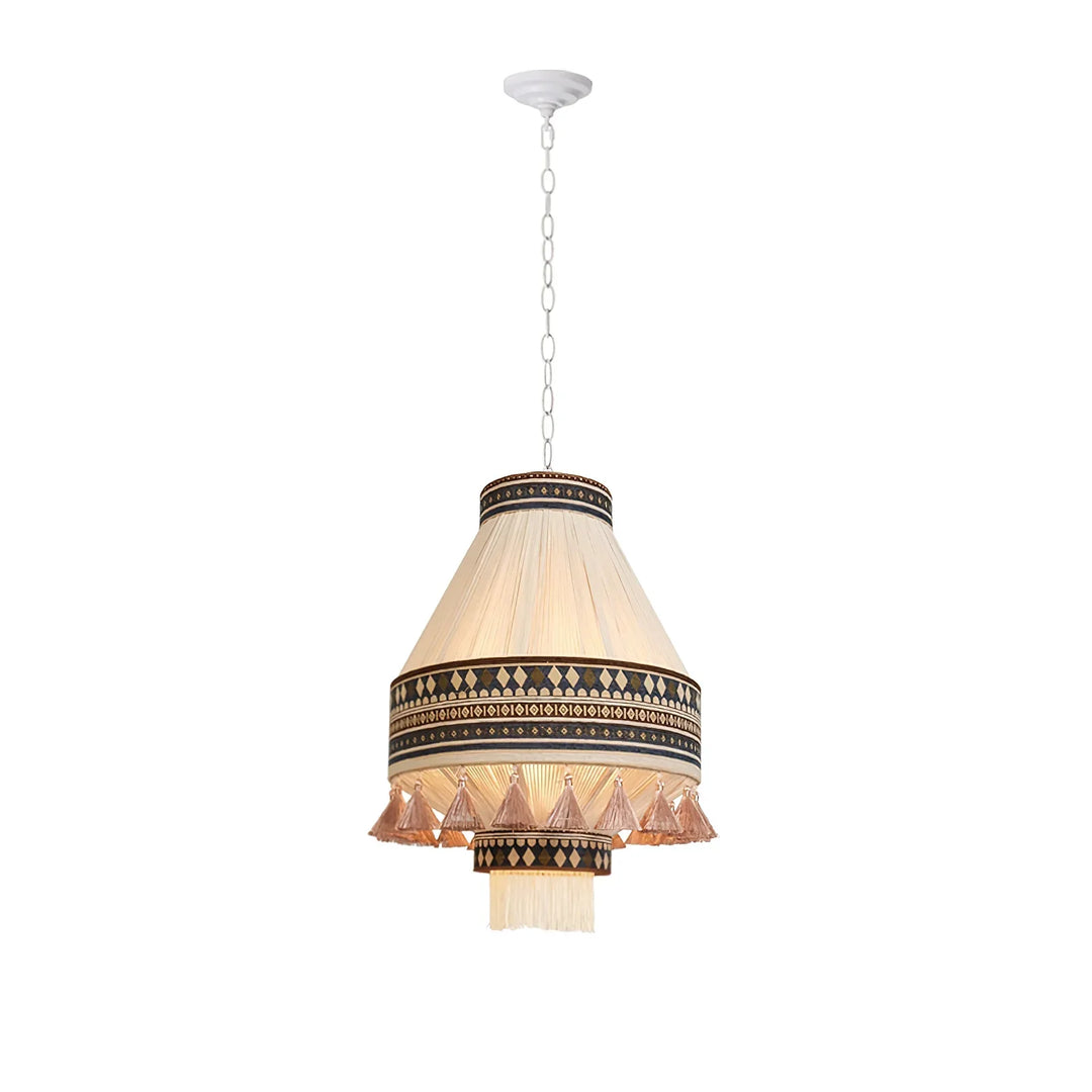 Bohemian Lampa Wisząca z Frędzlami