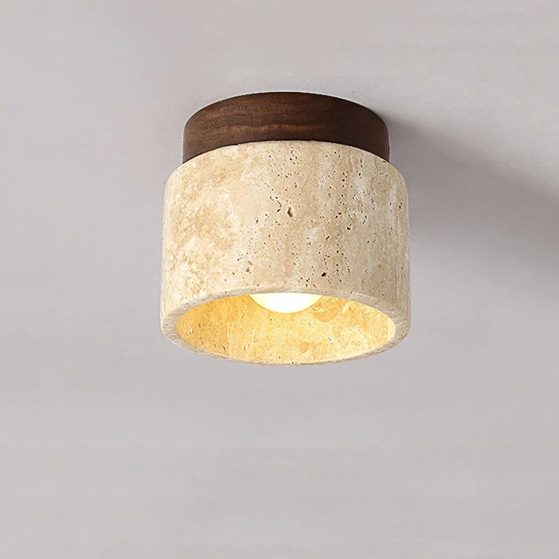 Japońska Kreatywna Lampa sufitowa w stylu kremowym