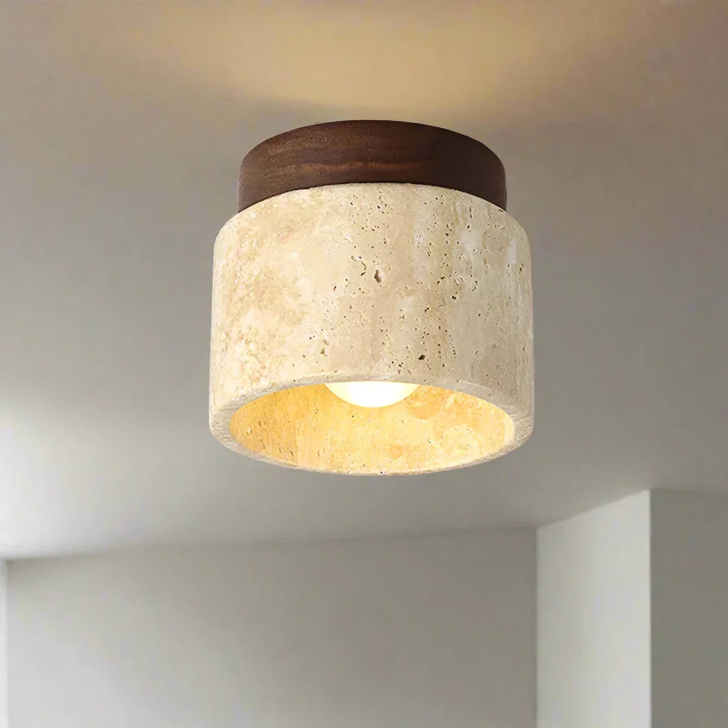 Japońska Kreatywna Lampa sufitowa w stylu kremowym
