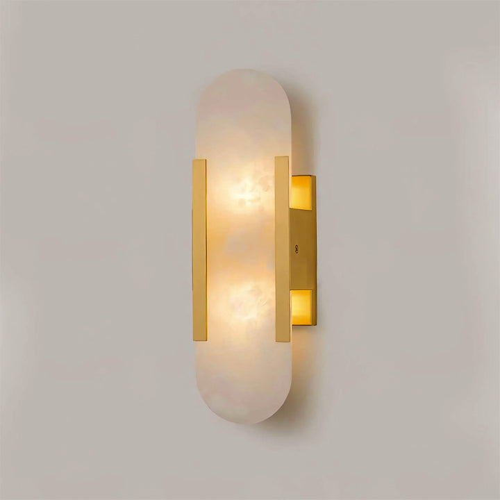 Lampa ścienna Melange Wydłużona Alabaster