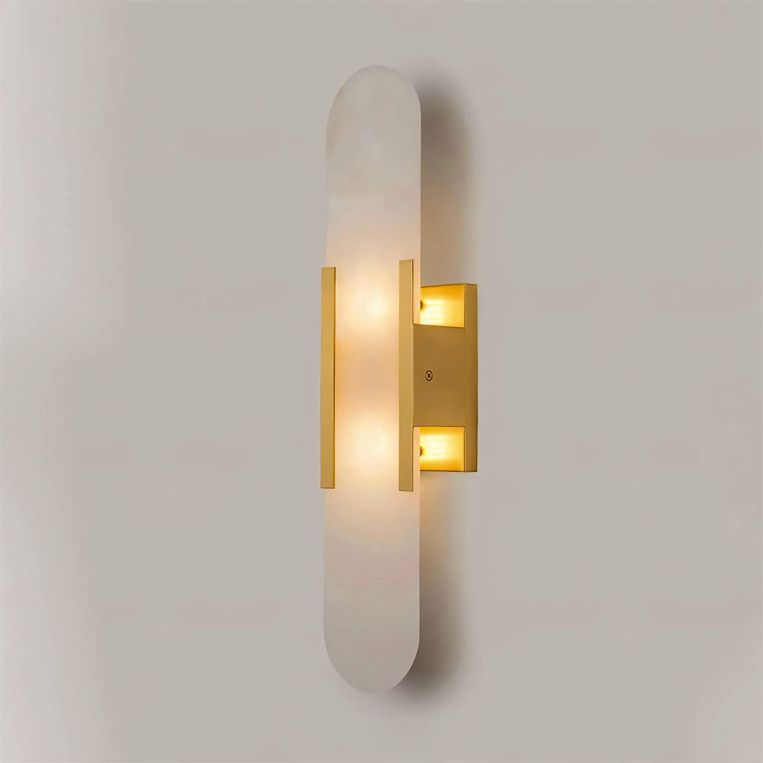 Lampa ścienna Melange Wydłużona Alabaster
