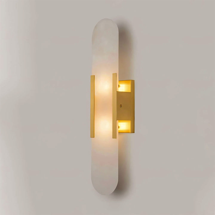 Lampa ścienna Melange Wydłużona Alabaster