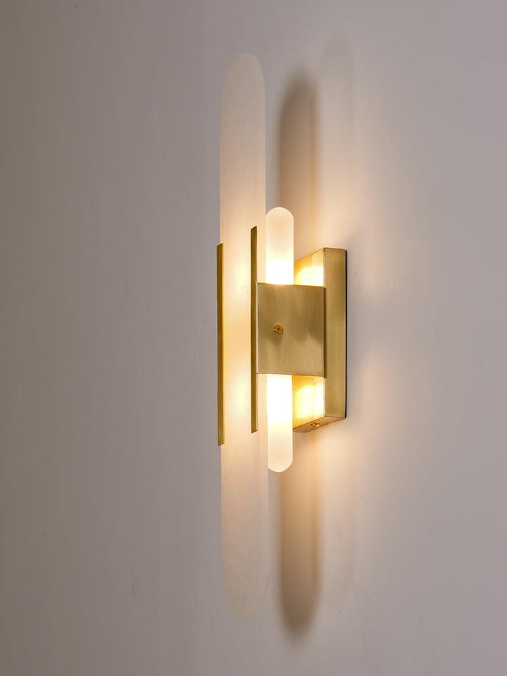 Lampa ścienna Melange Wydłużona Alabaster