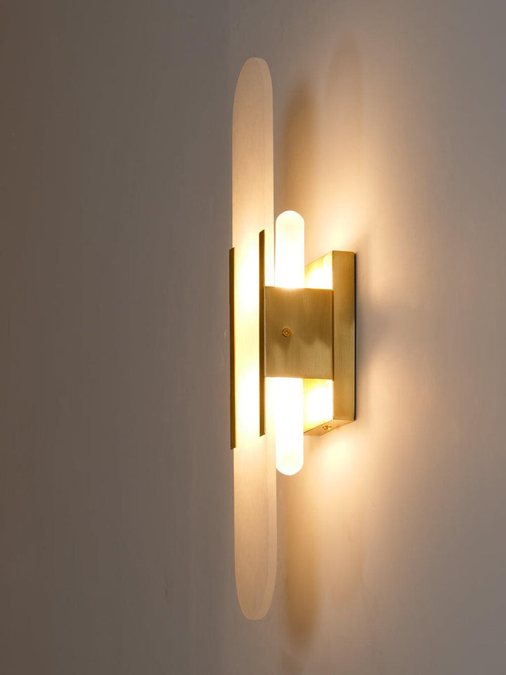 Lampa ścienna Melange Wydłużona Alabaster