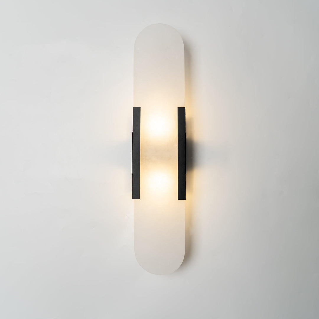 Lampa ścienna Melange Wydłużona Alabaster
