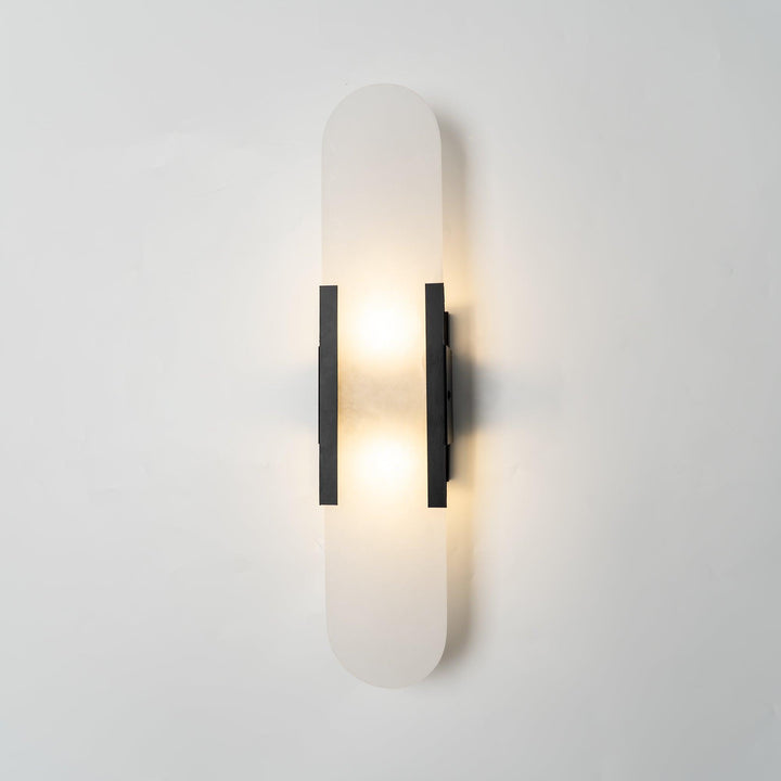 Lampa ścienna Melange Wydłużona Alabaster