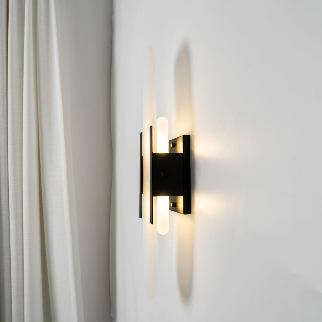 Lampa ścienna Melange Wydłużona Alabaster
