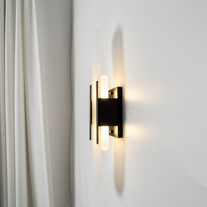 Lampa ścienna Melange Wydłużona Alabaster