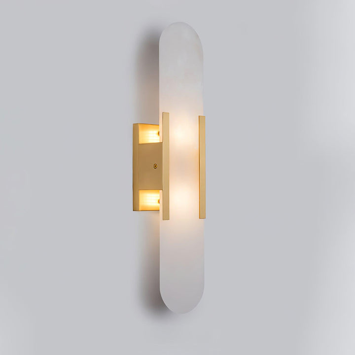 Lampa ścienna Melange Wydłużona Alabaster