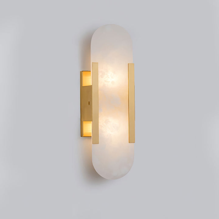 Lampa ścienna Melange Wydłużona Alabaster