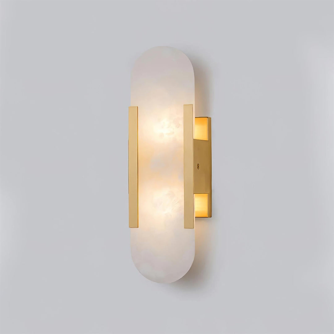 Lampa ścienna Melange Wydłużona Alabaster