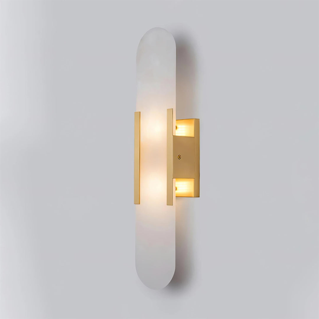 Lampa ścienna Melange Wydłużona Alabaster