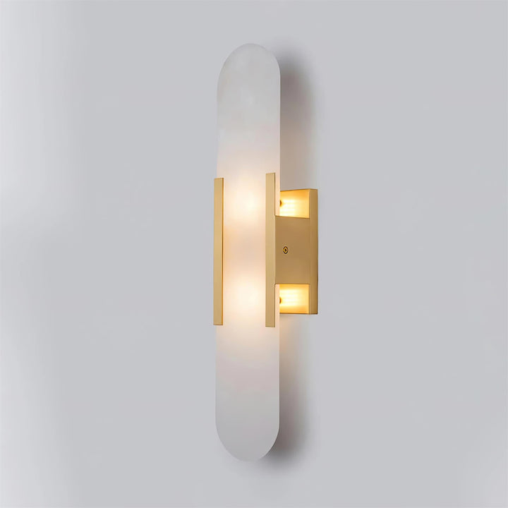 Lampa ścienna Melange Wydłużona Alabaster