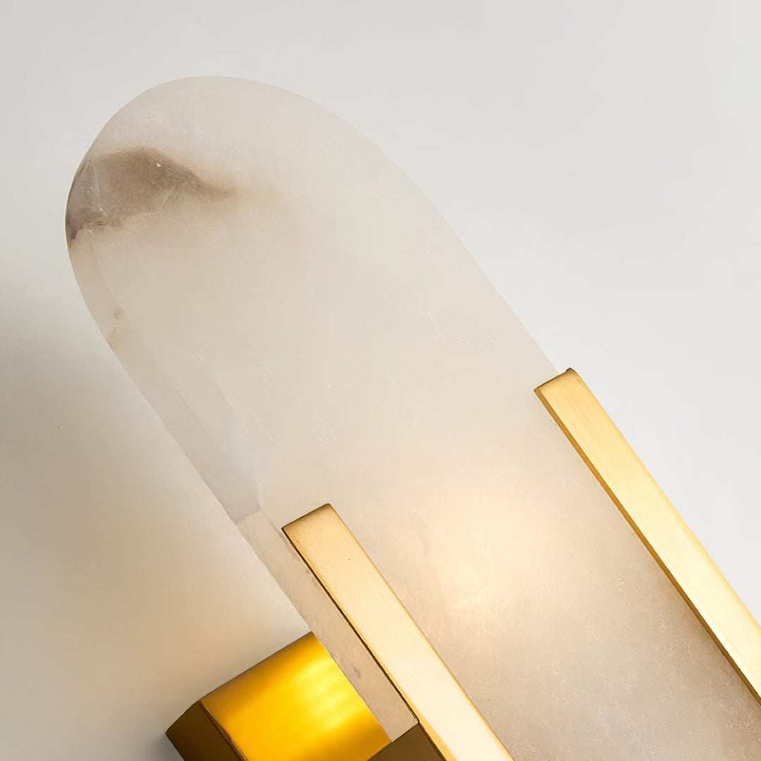 Lampa ścienna Melange Wydłużona Alabaster