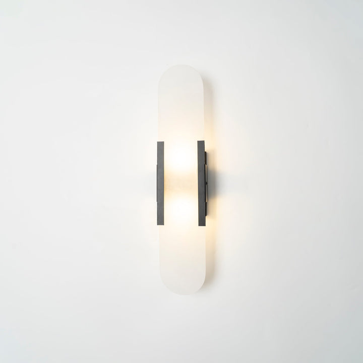 Lampa ścienna Melange Wydłużona Alabaster