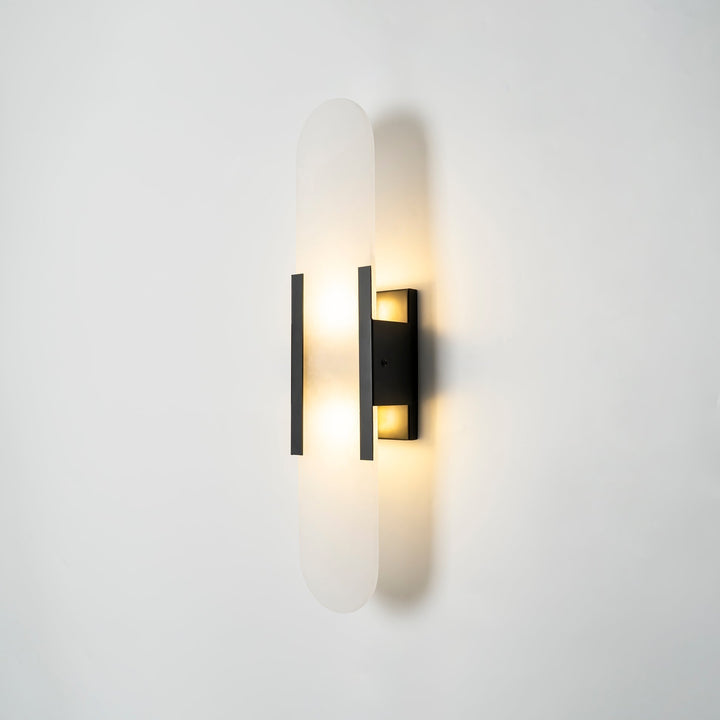Lampa ścienna Melange Wydłużona Alabaster