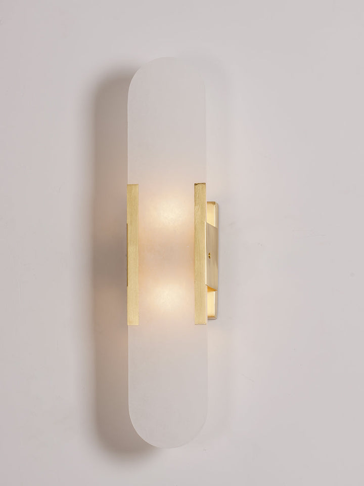 Lampa ścienna Melange Wydłużona Alabaster