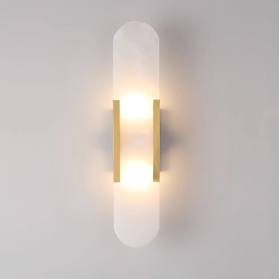 Lampa ścienna Melange Wydłużona Alabaster