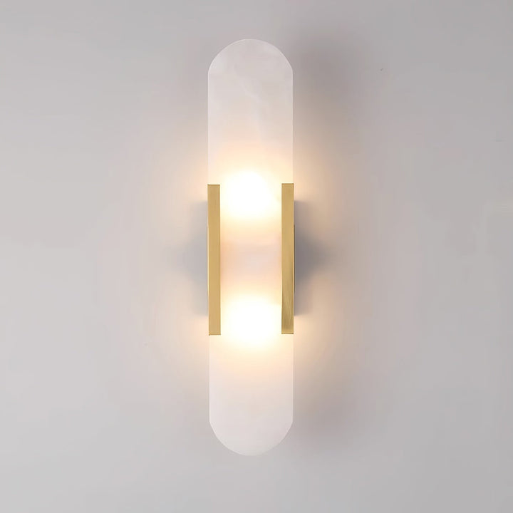 Lampa ścienna Melange Wydłużona Alabaster