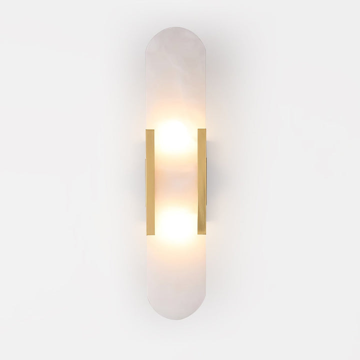 Lampa ścienna Melange Wydłużona Alabaster
