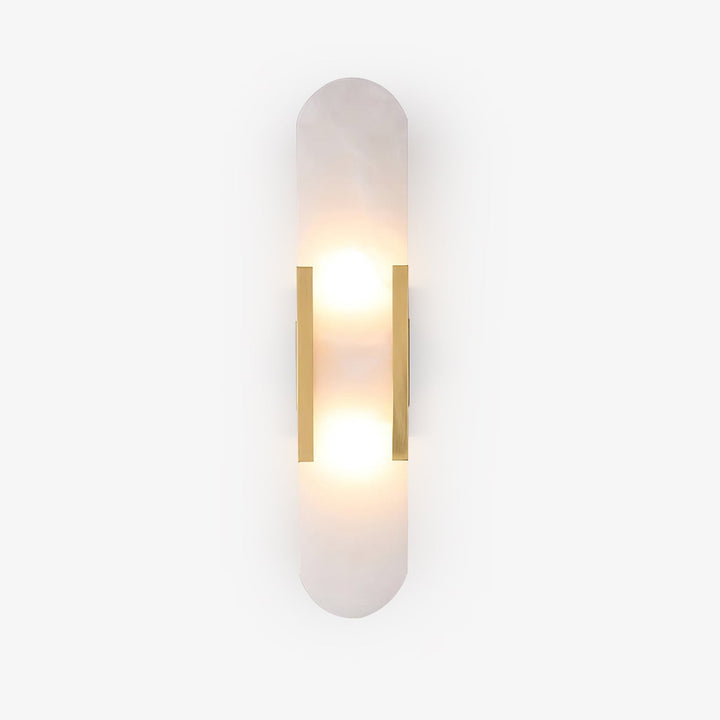 Lampa ścienna Melange Wydłużona Alabaster