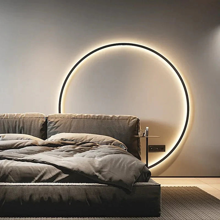 LumiRing - Minimalistyczna okrągła lampa ścienna