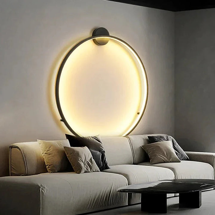 LumiRing - Minimalistyczna okrągła lampa ścienna