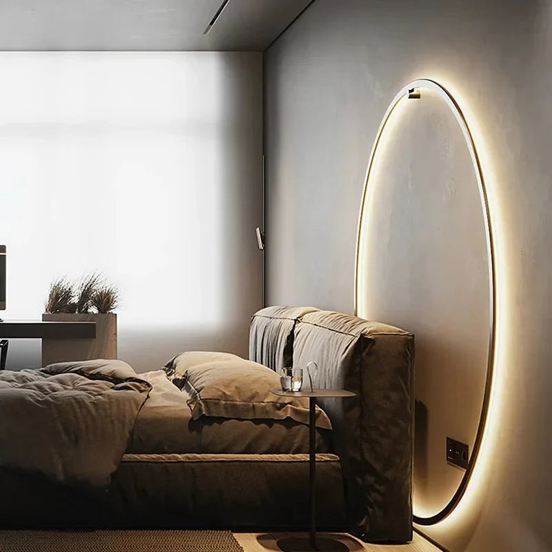 LumiRing - Minimalistyczna okrągła lampa ścienna
